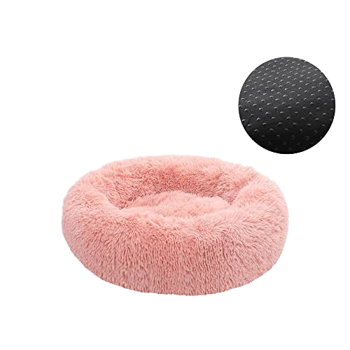 Explosive Models Fluffy Donut Pet House round Dogs and Cats Deep Sleep Bed Breathable Plush Animal Pattern Small Animals Made PP