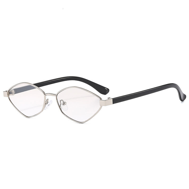 Men's and women's metal polygon personality street shot sunglasses, fashion outdoor riding sun protection trend sunglasses