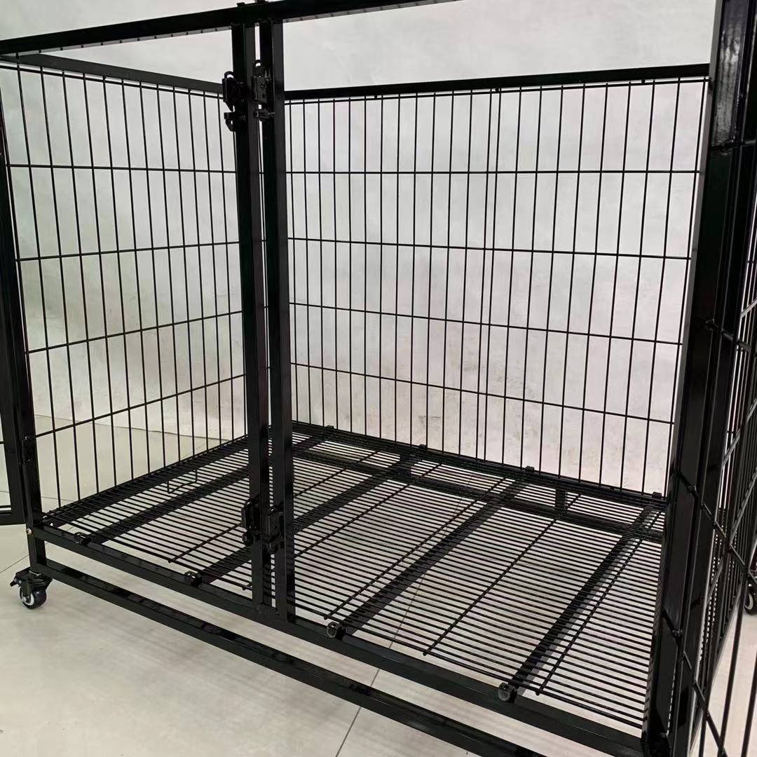 G-210705-2China Metal Assemble Galvanized Heavy-Duty Pet Cages Dog Kennel Carrier Cheap Pet Cage Big For Outdoor Large