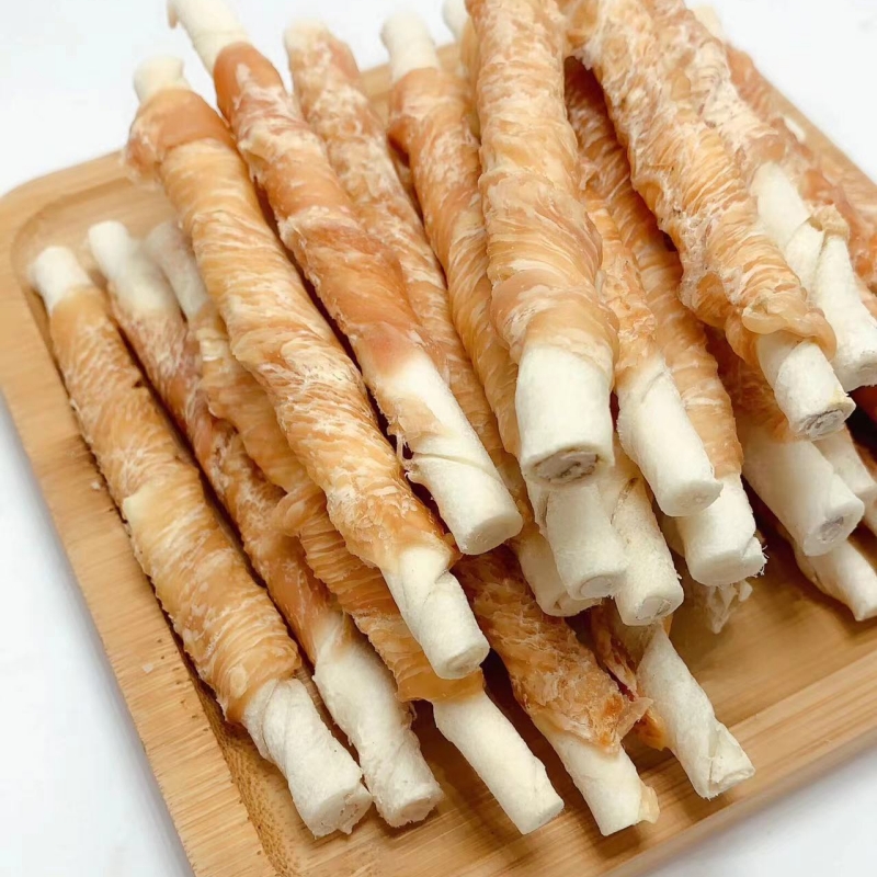 Hot Sale High Quality Pet Snack Chicken And Beef Rope Dog Treats