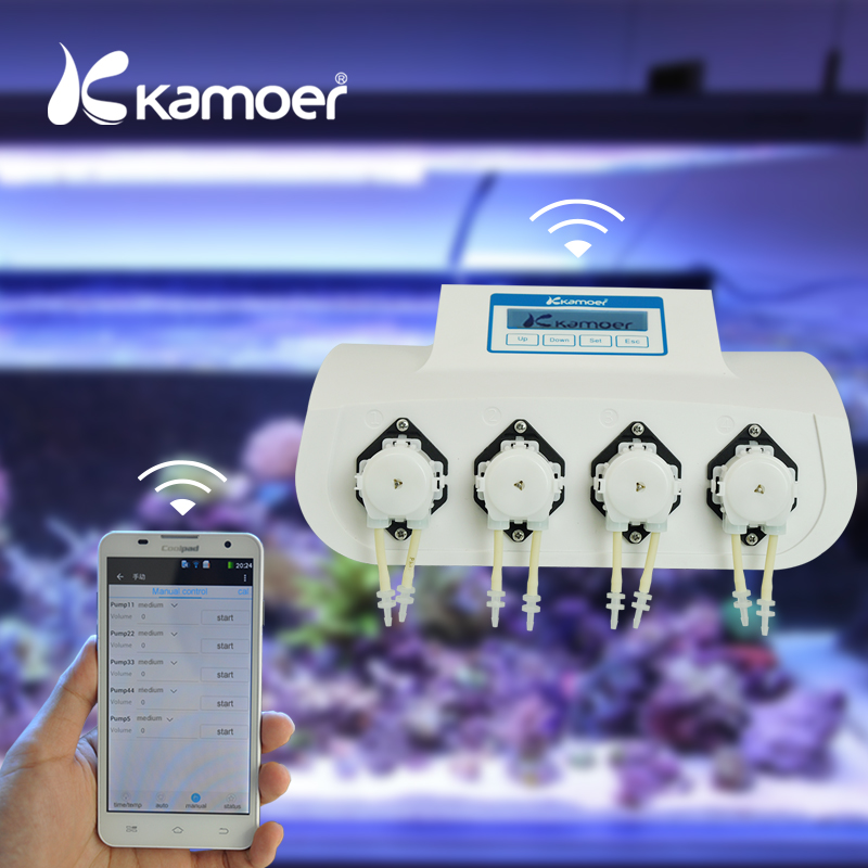 Kamoer timer water peristaltic pump controller for reef aquarium dosing pump