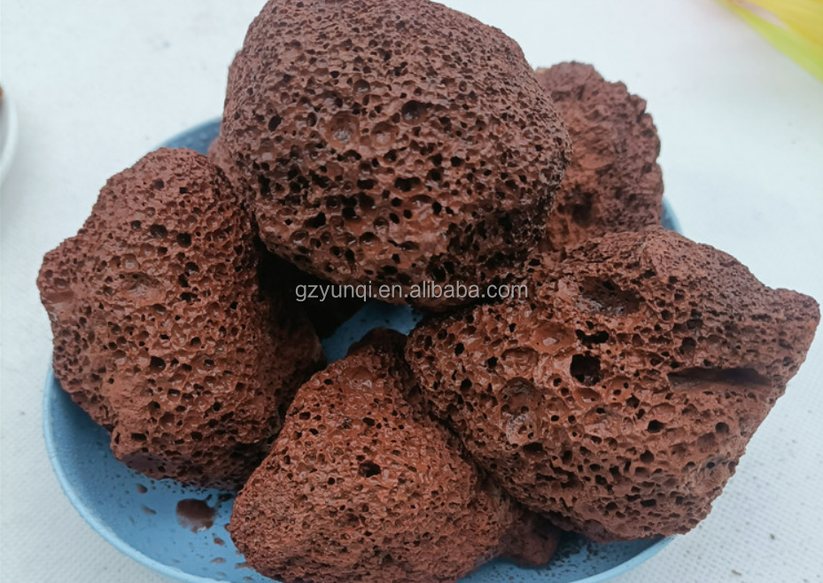 Volcanic Natural Outdoor Lava Stone for Cooking and gardening and landscaping