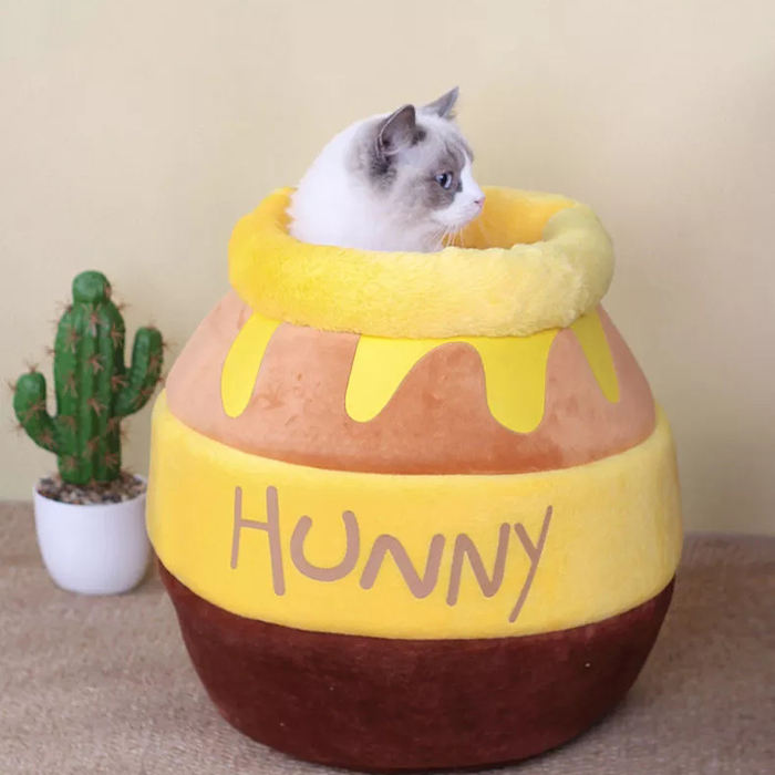 Shenzhen Korea Pet Supplies Winter Warm Cat Kennel Plush Bed