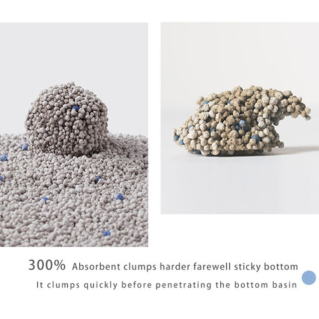 Factory Wholesale Odor Control Cat Litter Sand Ball Shape for Cats Natural mineral cat litter