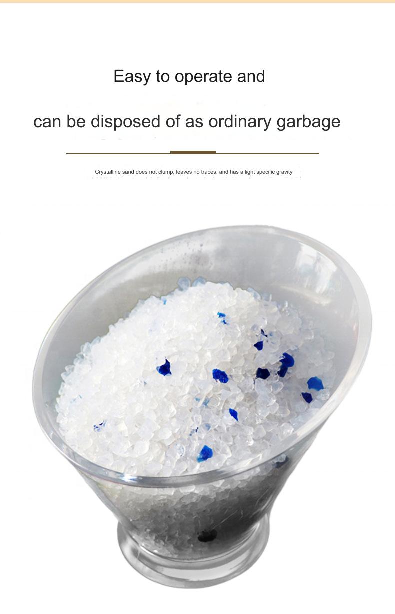 OEM ODM Dust-free crystal cat litter tofu cat litter wholesale products, long-lasting, non-clumping, fast water absorption
