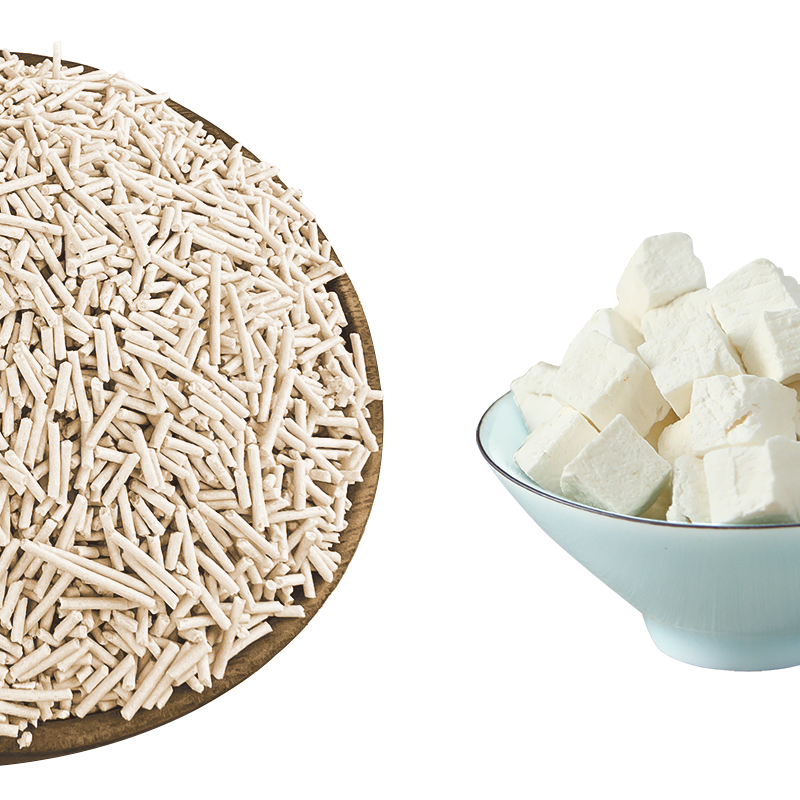 Highly Absorbent Tofu Cat Litter Fast Clumping Natural Sand Made from Plant Corn Fiber Kitty