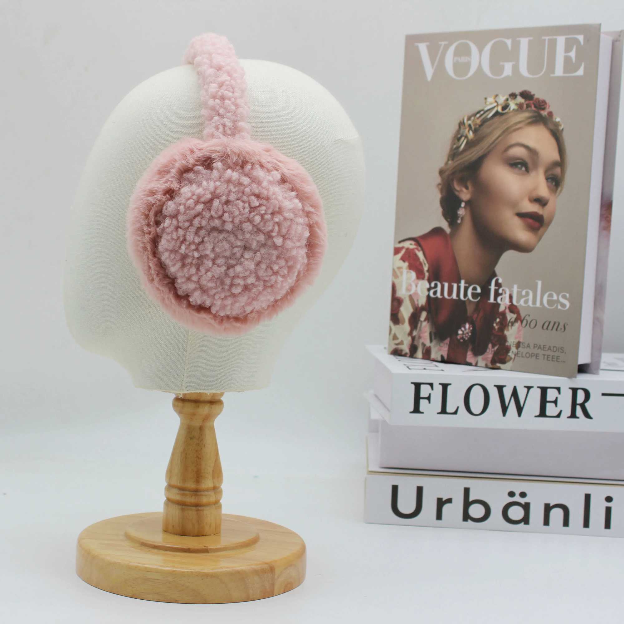 Hatzzi sherpa rabbit fur warm earmuffs suitable for womens fluffy fashionable and cute ohren w rmer damen W241126