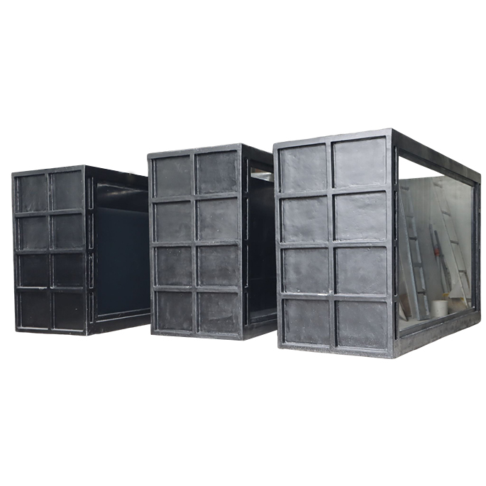 Top quality large indoor fiberglass shrimp fish aquaculture farming equipment mermaid cage boxes pond pots tanks