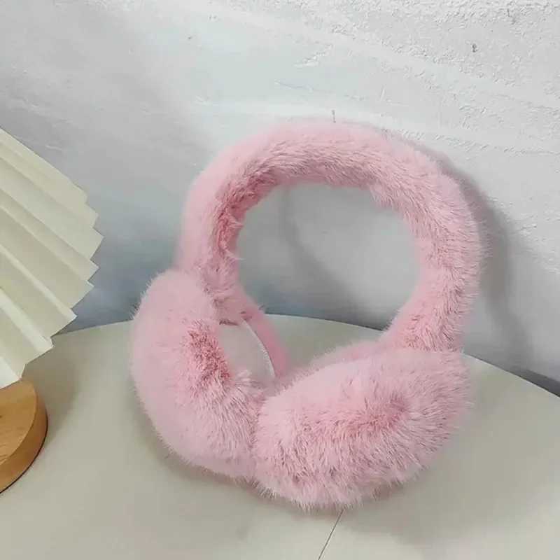 Comfortable Stylish Winter Thermal Unisex Fluffy Ear Covers Soft Unisex Earmuffs Solid Color for HikingXJ241126