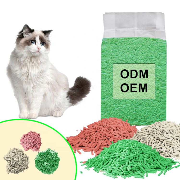 products high quality without dust many fragrance hot sell tofu cat litter