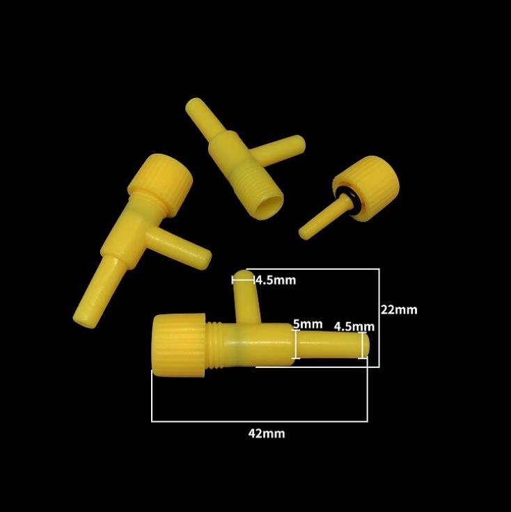 4mm air flow controller aquarium air control valve plastic for aquarium air pump accessories
