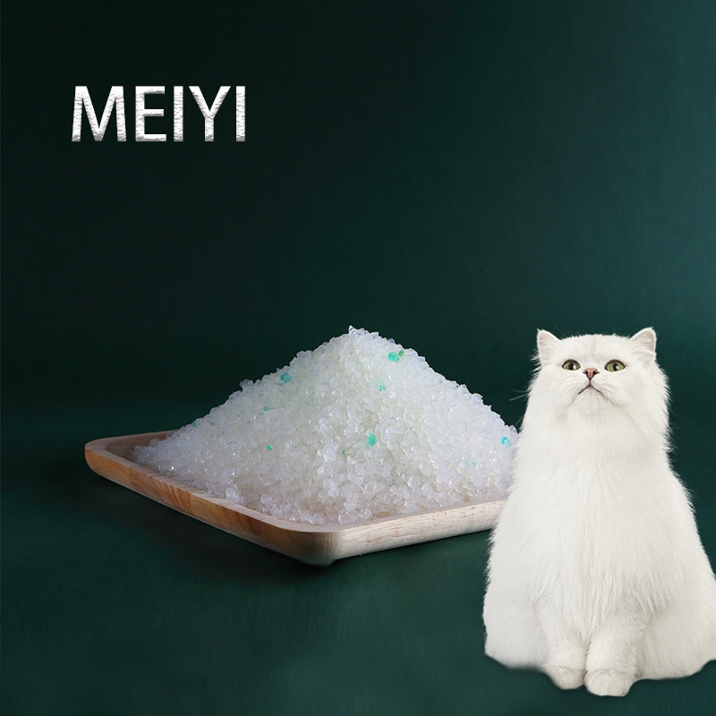 Eco-friendly Pet Cleaning Colored Silica Gel Cat Litter Fine Silica Sand Pure Silicone Cat Litter Odour Control Silica Gel Cats