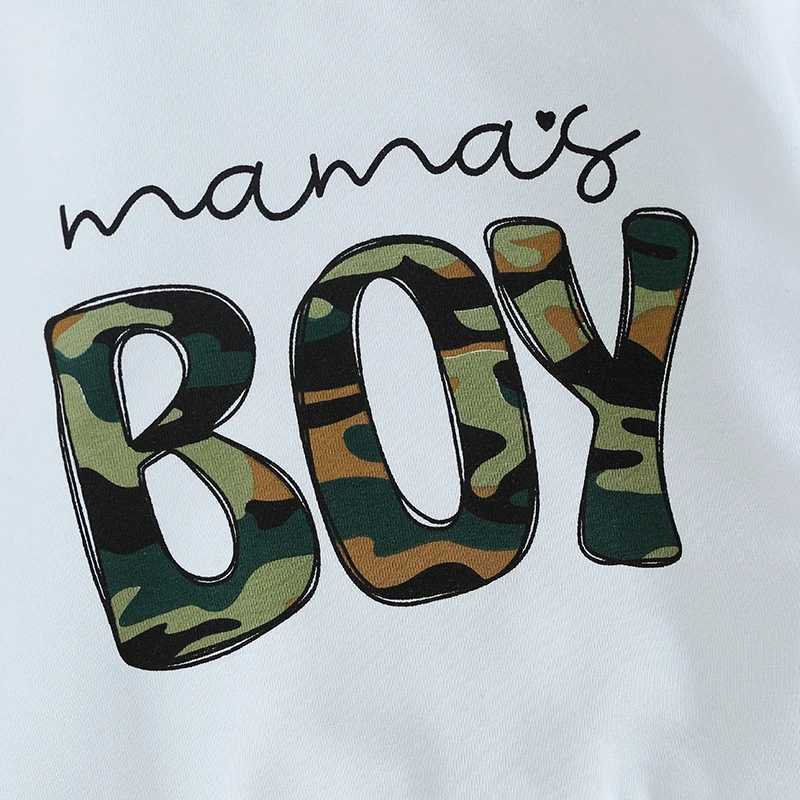 Clothing Sets Toddler Boy Winter Outfits Warm Fleece Hoodie Jogger Pants Set Camouflage Letter Print Tracksuit Kids Clothing H241126