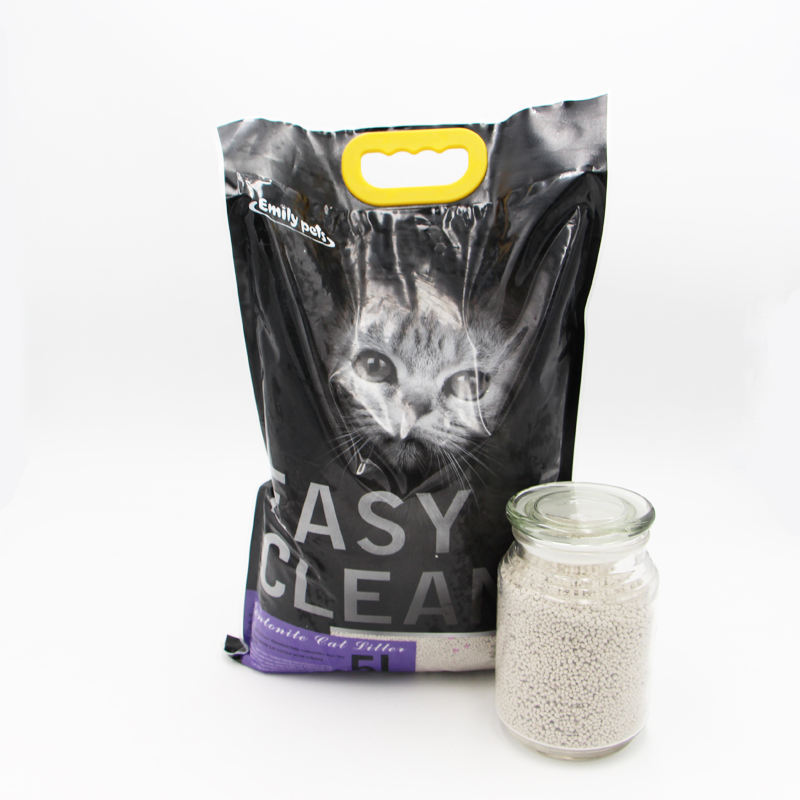 China Emily pets Factory produce brand wholesale Bentonite lemon cat litter
