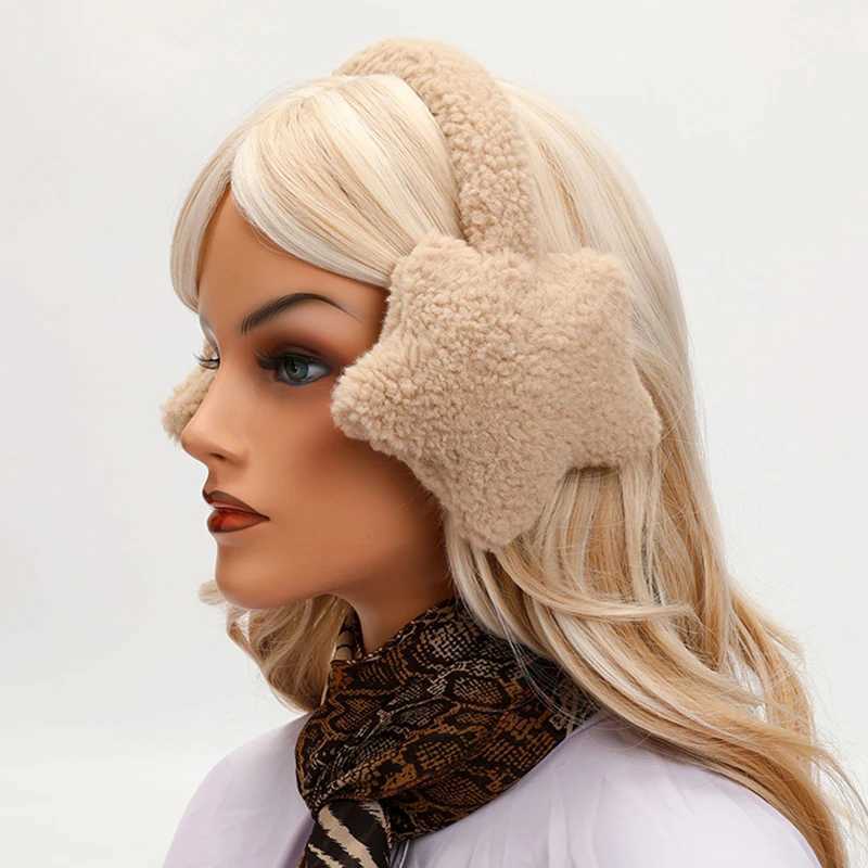 New Cute Stars Soft Plush Warmer Earmuff Cute Earfl Winter Outdoor Cold Protection Ear-Muffs Ear Cover GiftXJ241126