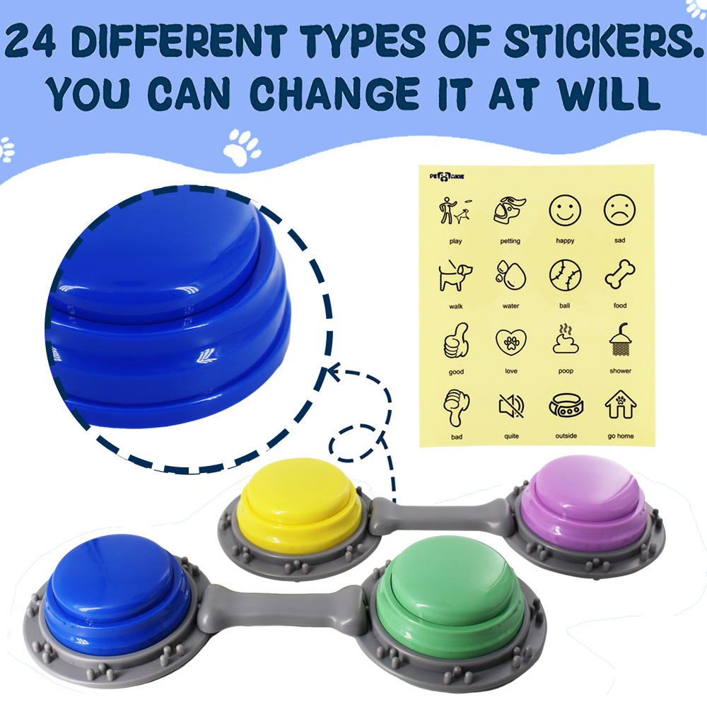 Low Cost Dog Favorite Colors Dog Communication Recording Button Training Equipment For Dog