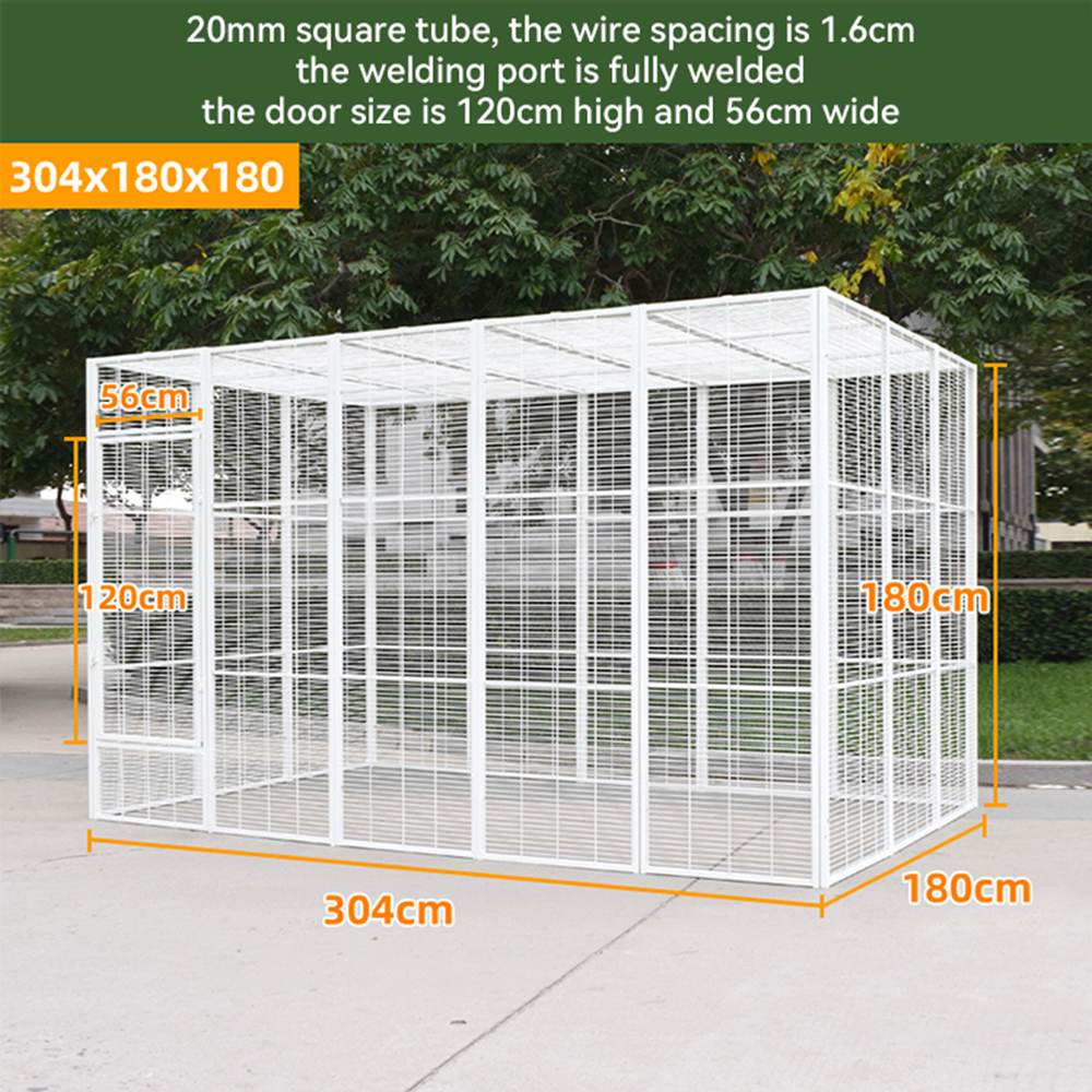 Wholesale Iron Square Tube With Paint Cats Birds Cages Parrots Aviaries Living House Factory OEM Large Cage
