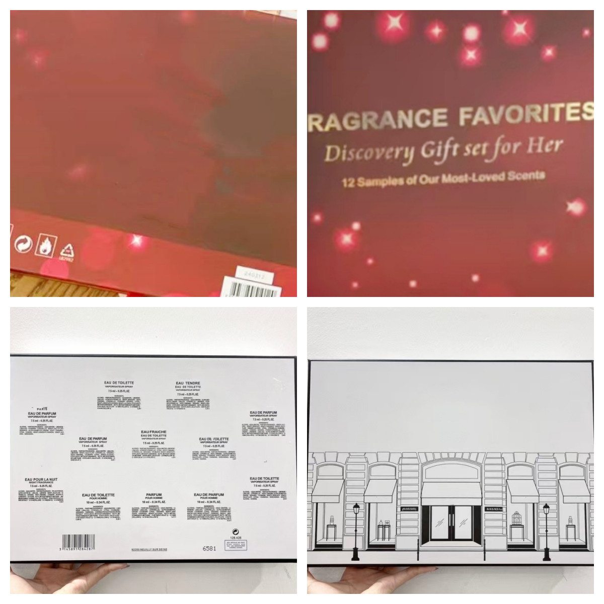 Top Quality perfume 12pcs set suit with box cologne Version luxury perfumes for women long lasting time fragrance good smell spray fast delivery