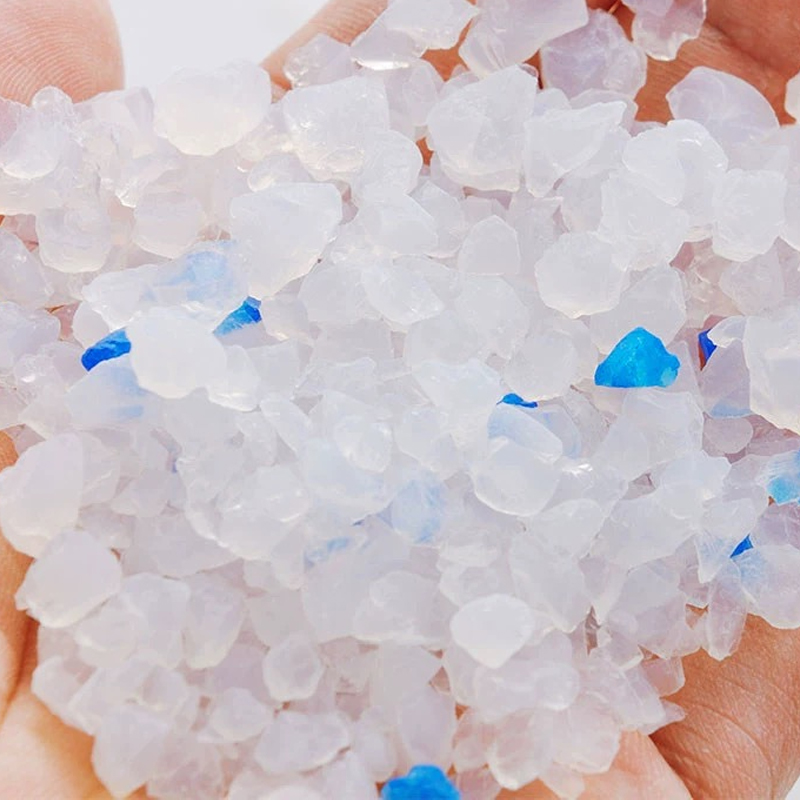 No dust OEM/ODM Wholesale Factory Directly Supply high quality Silica Gel Sand Filler Clean Blue Crystal Silicone Cat Litter