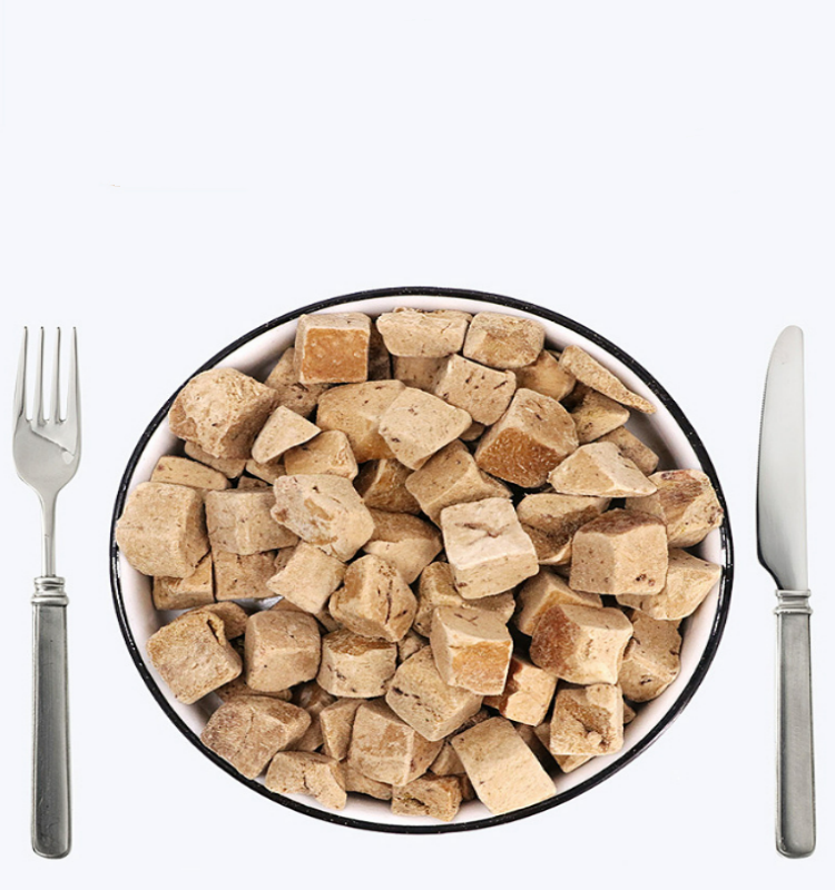 Hot Sale Pet Treats Freeze Dried Beef Cube and Beef Liver For Cat and Dog