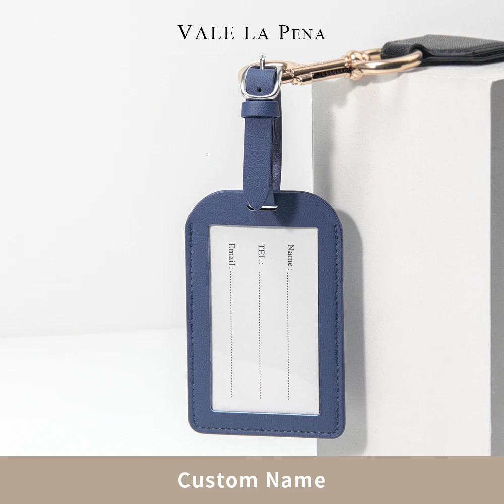 Monogrammed Initial Letters Simplicity Fiber Leather Luggage Tags Travel Bag Labels Baggage ization High Quality 241114