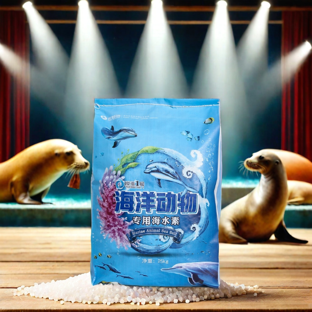 YueHai High Quality Safe and Steady 25kg 1000kg per bulk bag marine animal mammal sea salt mix for aquarium