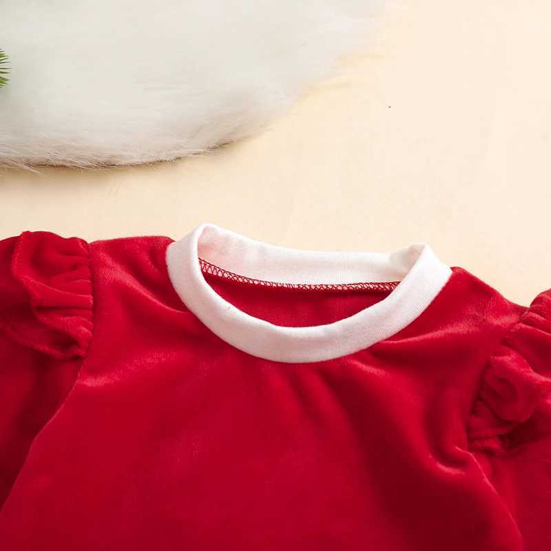 Clothing Sets Infant Girls Winter Holiday Ensemble Velvet Jumpsuit with Bell Bottoms and Matching Headband Set Baby Apparel H241126