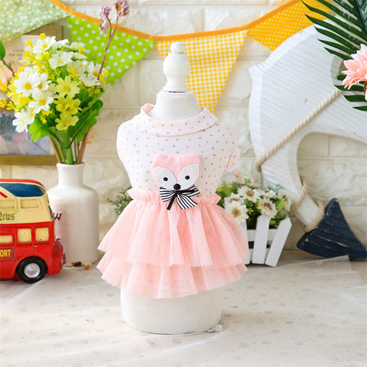 Fashion design pet clothes dog wedding dress dog cloth for summer