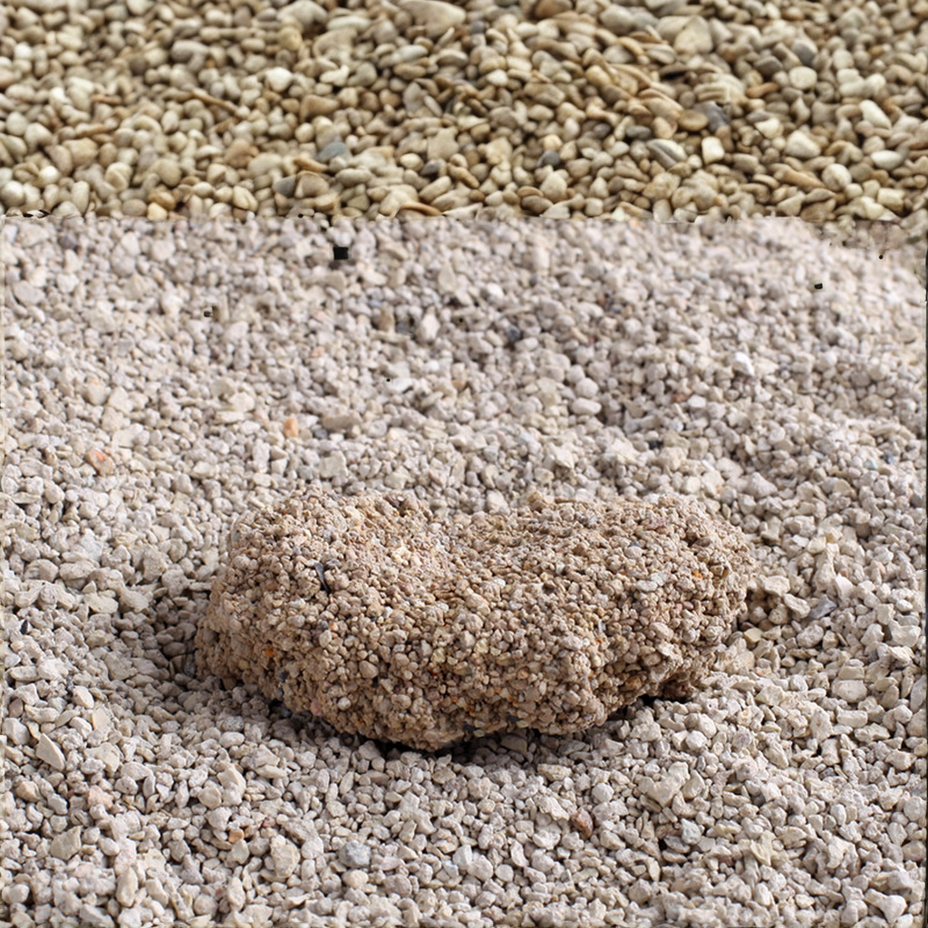 100% Raw Ore Bentonite Cat Litter OEM Customizable Irregular Shape Premium Cat Waste Management Product