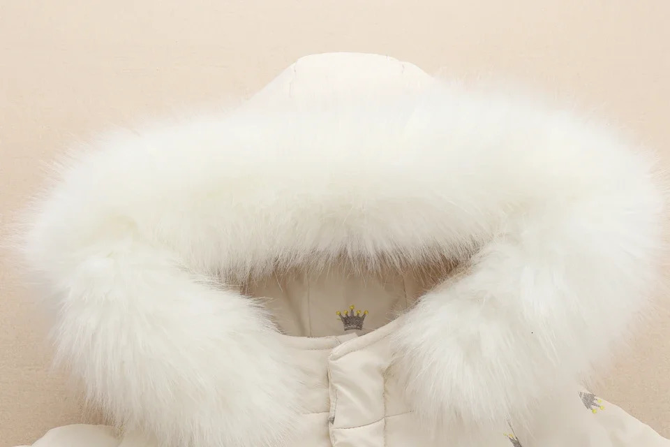 Childrens Winter Clothing Set Down Jacket for Girls Kids Snowsuit Parkas Outerwear Overalls Suit Baby Girl Coat Jumpsuit 2Pcs 241126