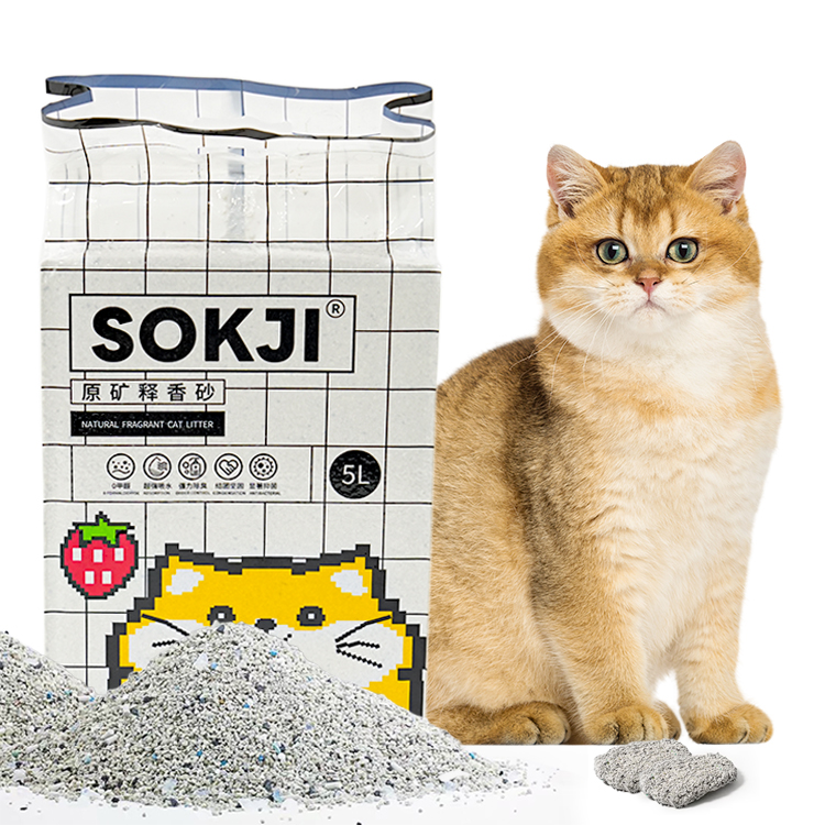 Muawu Natural mineral bentonite as raw material cat litter Ore cat litter sand clumping