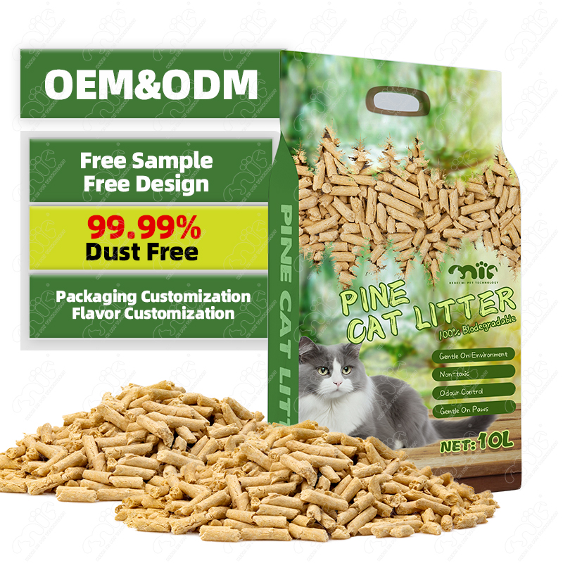 OEM ODM Factory Wholesale High Quality High Absorbency Dust Free Super Light Pine Wood Cat Litter