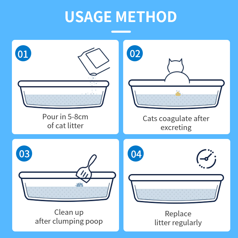 Customizable Plant Cat Sand Tapioca Cassava Cat Litter