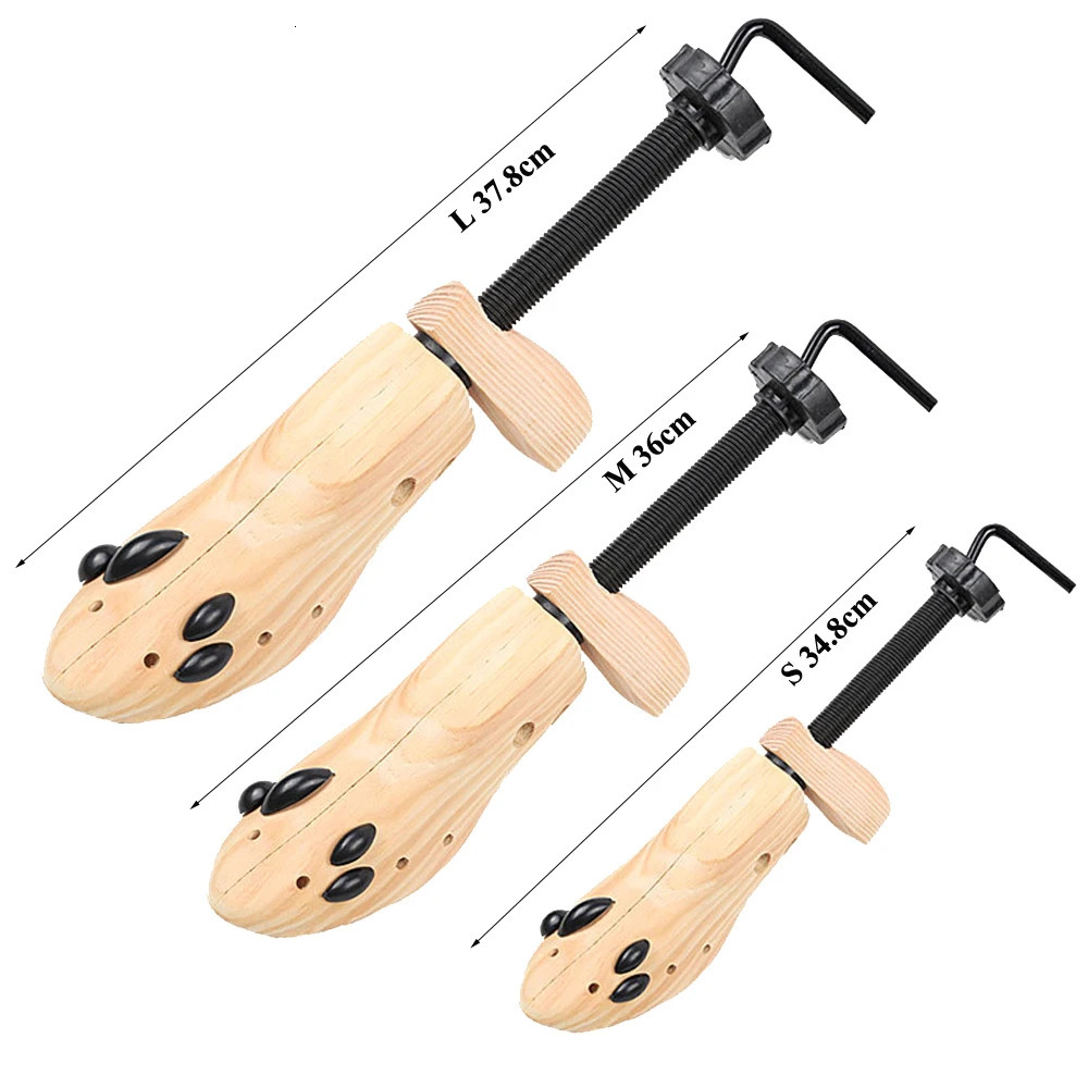 EiD neutral shoe stretching machine wooden shoes tree frame pine adjustable flat pump boots expansion machine shoe care S/M/L 241126