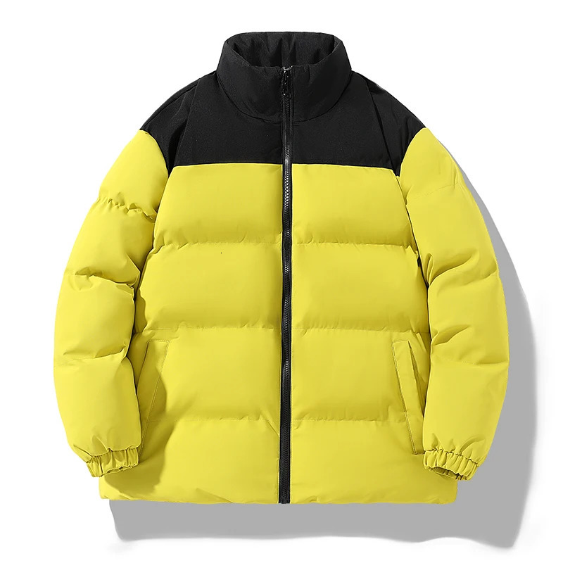 Thick Winter Jacket for Men Fashion Puffer Parkas Men Patch Coat Retro Coat Harajuku Street Clothing Autumn 241121