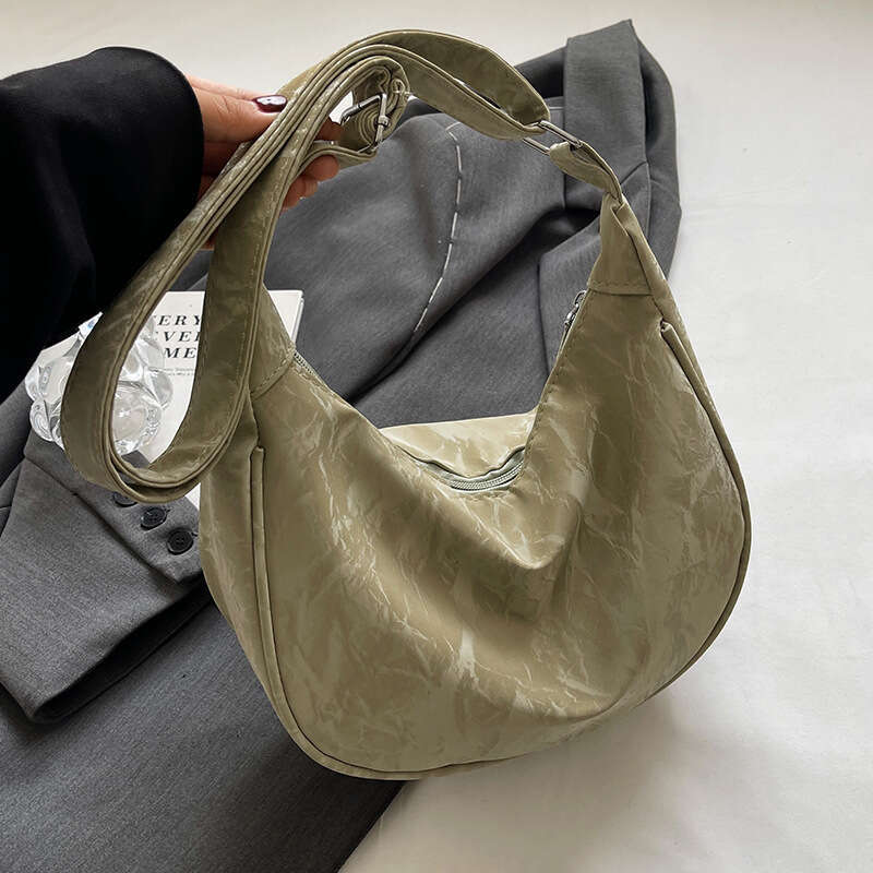 Korean Girl 2024 Summer Fashion Crossbody Instagram Single Shoulder Dumpling Bag Female