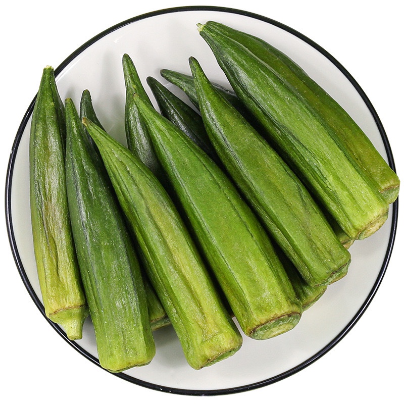 Wholesale pet food Freeze-dried dog treats Freeze-dried okra Freeze-dried vegetable dog food dog snacks