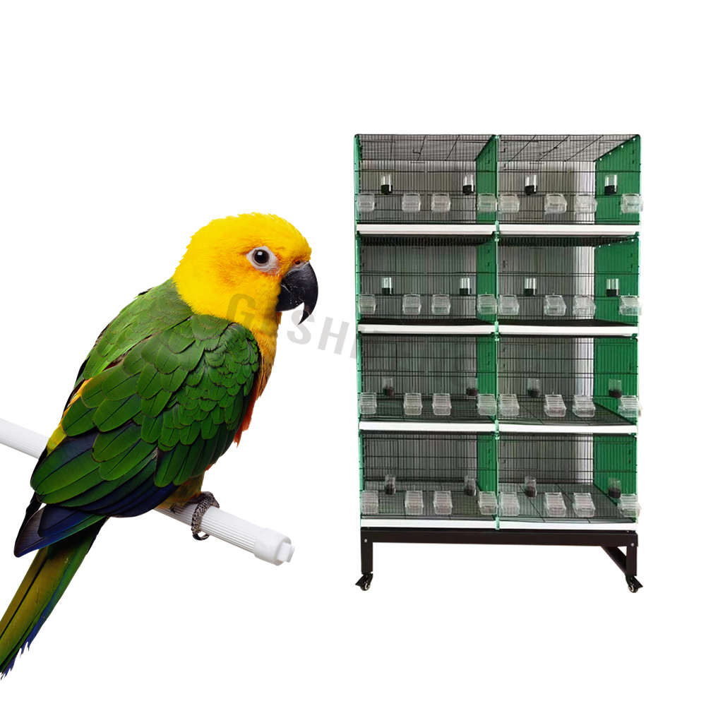 GESHIFENG Large Birds Breeding Cage Big Size 4 Layers Bird Parrot Display Cage