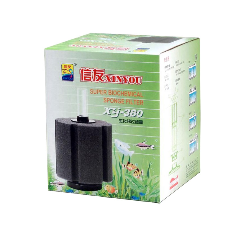 Bio Sponge Filter XY380 In Water Treatment Aquarium Sponge Filter ikan cupang