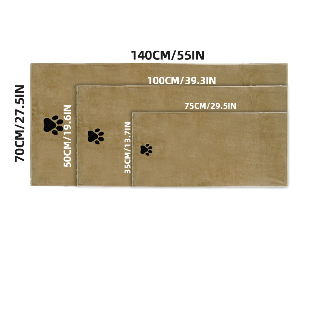 Hot Selling Pet bath towel mat quick drying extra thick pet towel absorbent microfiber cat and dog bath towel
