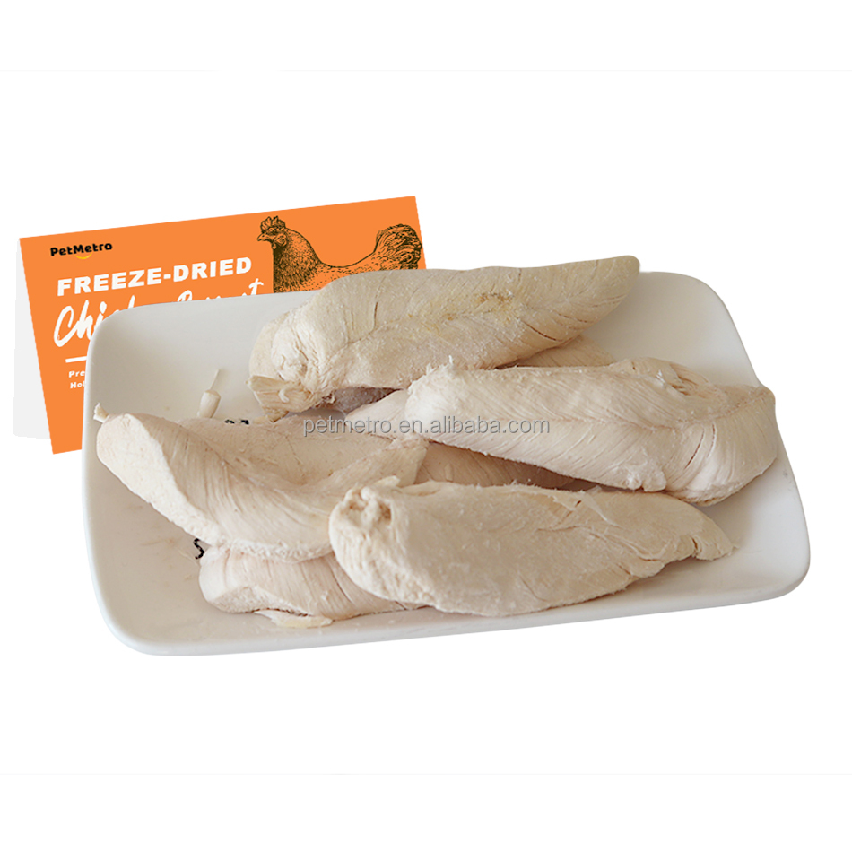 OEM Best Freeze Dried Raw Free Range Chicken Breast Dog and Cat Snacks foods