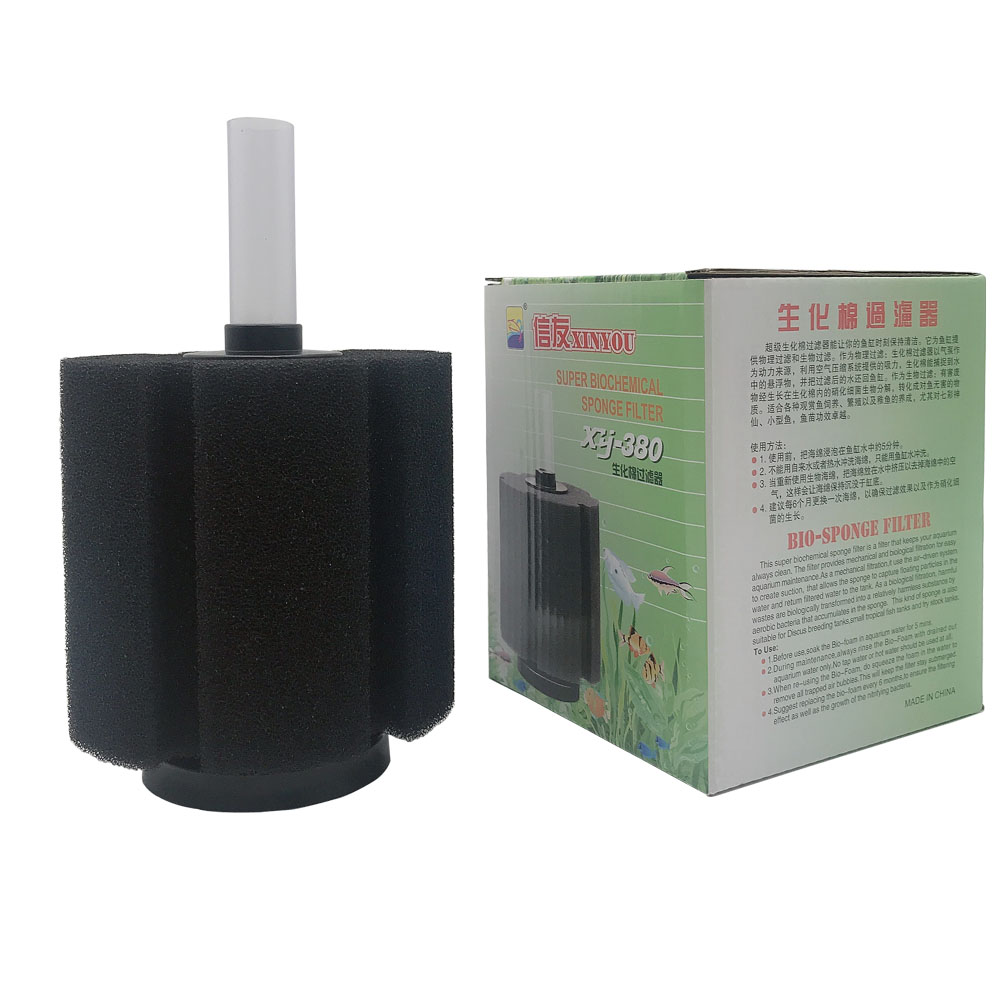 Bio Sponge Filter XY380 In Water Treatment Aquarium Sponge Filter ikan cupang