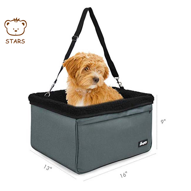 Factory Foldable Dog Safety Car Seat Pet Carrier Luxury Pet Car Bed