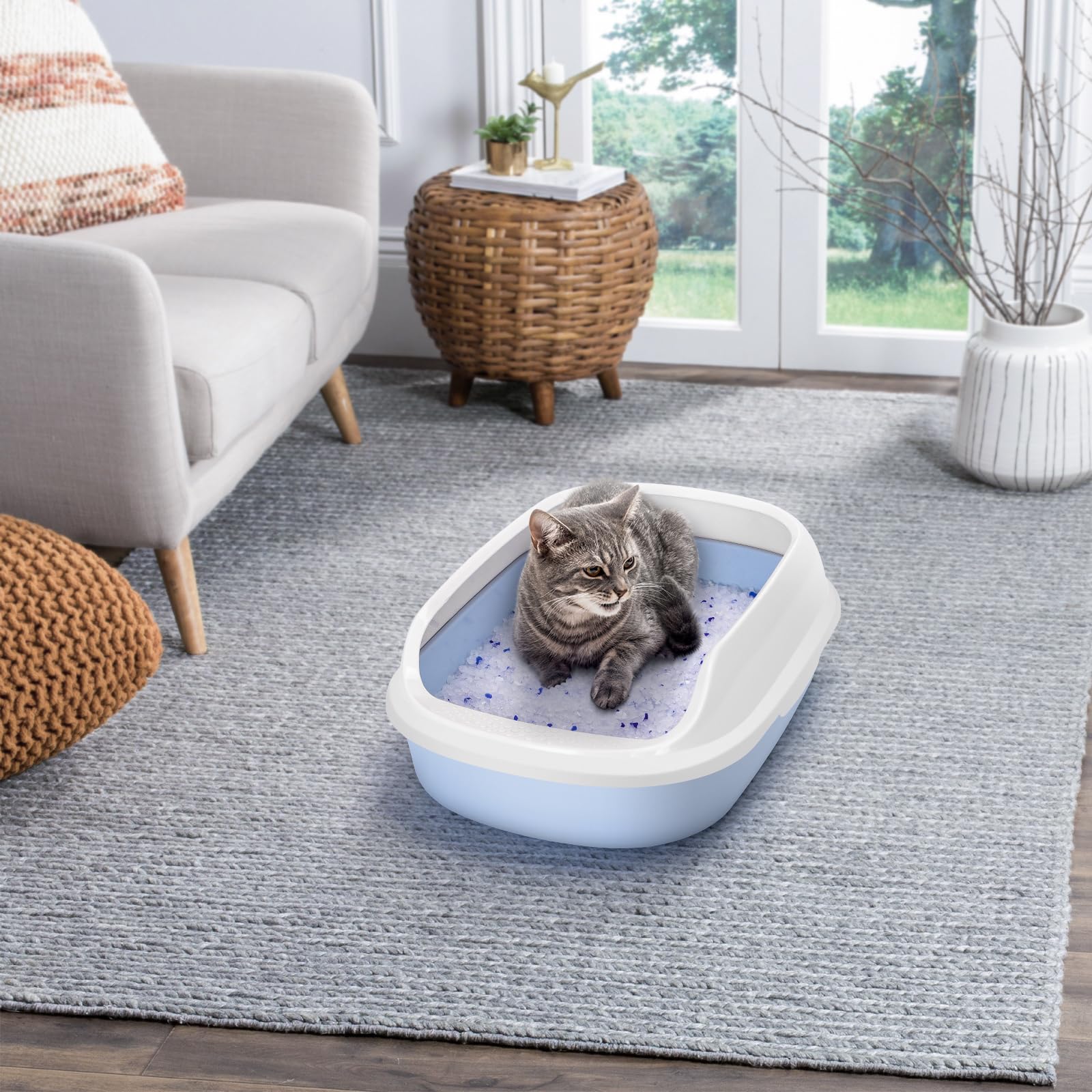 Silicate Crystals Cat Litter 7.6 L/3 kg - Highest Quality, Dust-free and Lump-Free, with Superior Odour Control