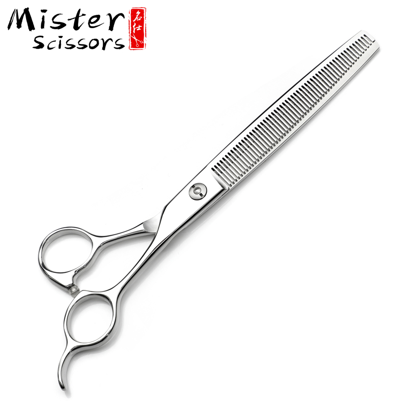 Pet Suppliers 7.5 Inch Straight Thinner 440c Stainless Steel Scissors Pet Grooming Shears