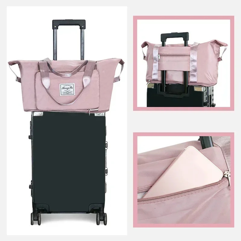Large Capacity Waterproof Luggage Bag for Universal Folding Travel Bag Dry Wet Separation Fitness Bag Handbag Travel Bag 241114