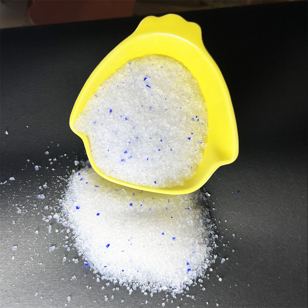 Highly Absorbent natural Micro crystal cat litter 3.8L Non Clumping Silica Gel Crystal cat litter sand