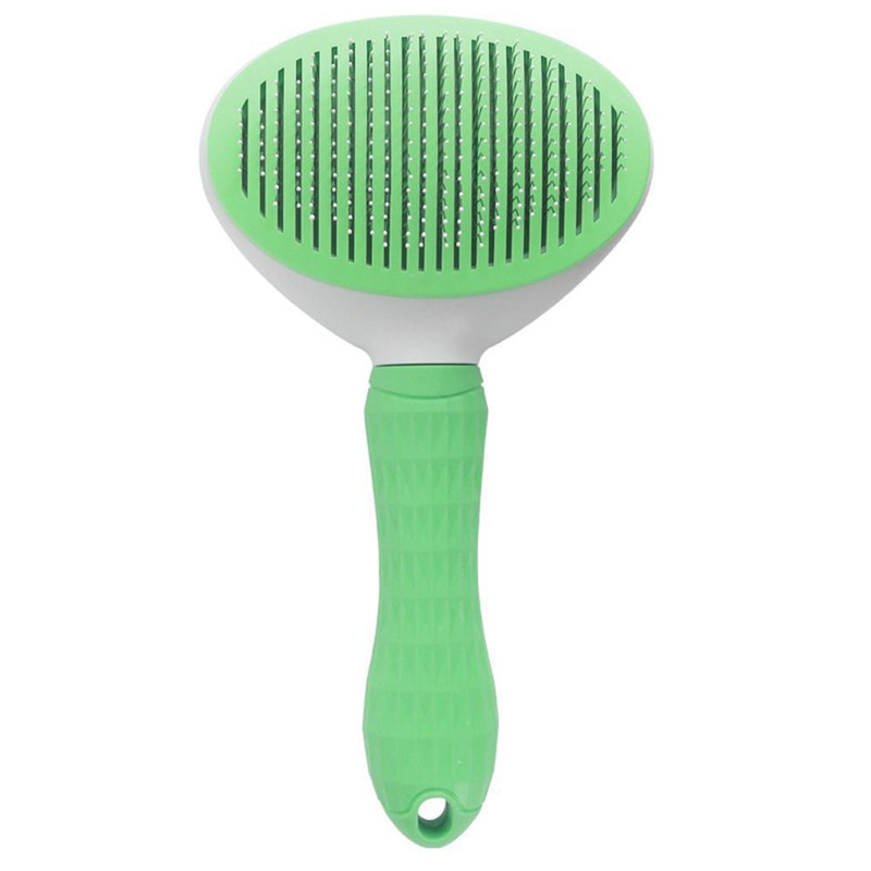 Wholesale Pet Massaging Tool Self Cleaning Slicker Brush Dog Cat Bunny Pet Grooming Shedding Brush for Pets Long Short Hair