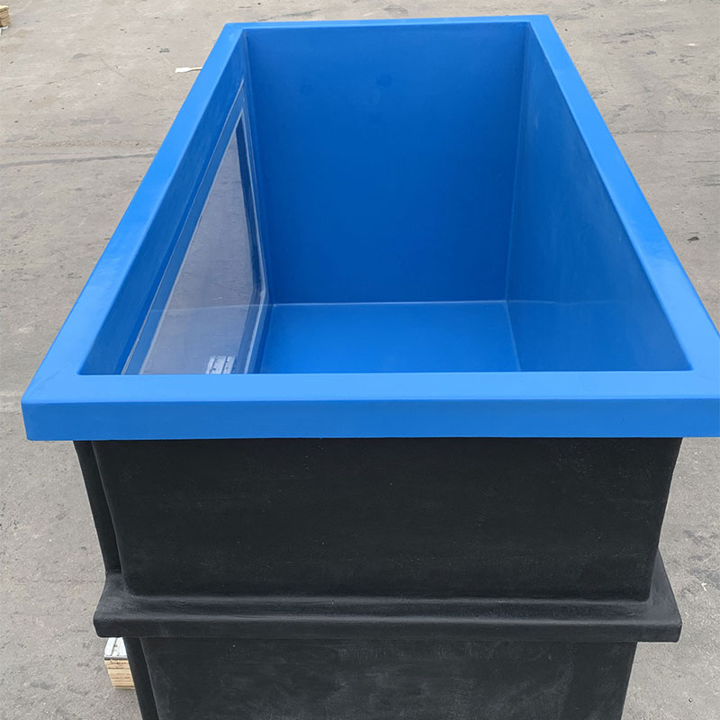 fishfrp 2023 new factory fresh water indoor fiberglass aquaculture larval hatchery aquarium fish tank accessories