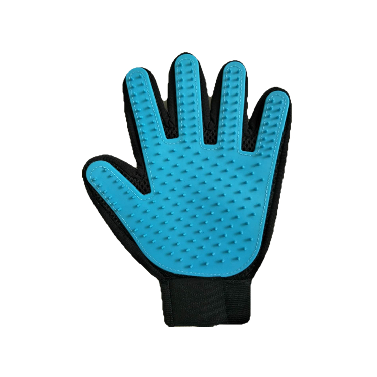 Upgrade 1 Pair Gentle Deshedding Brush Efficient Pet Hair Remover Mitt Pet Grooming Glove for Dogs Cats